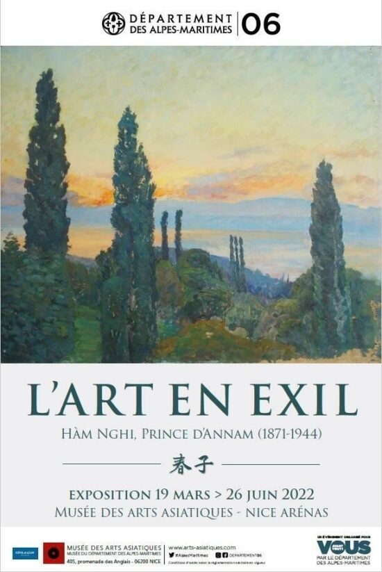 TRIỂN LÃM NGHỆ THUẬT MANG TÊN “NGHỆ THUẬT LƯU VONG” CỦA VUA HÀM NGHI SAU GẦN 100 NĂM