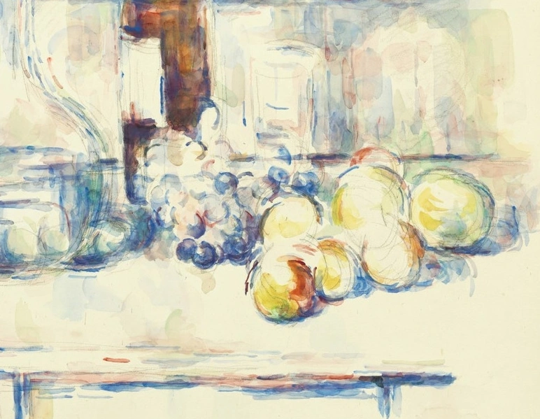 Vẻ đẹp và đời sống của chất liệu trong những bản vẽ của Cézanne