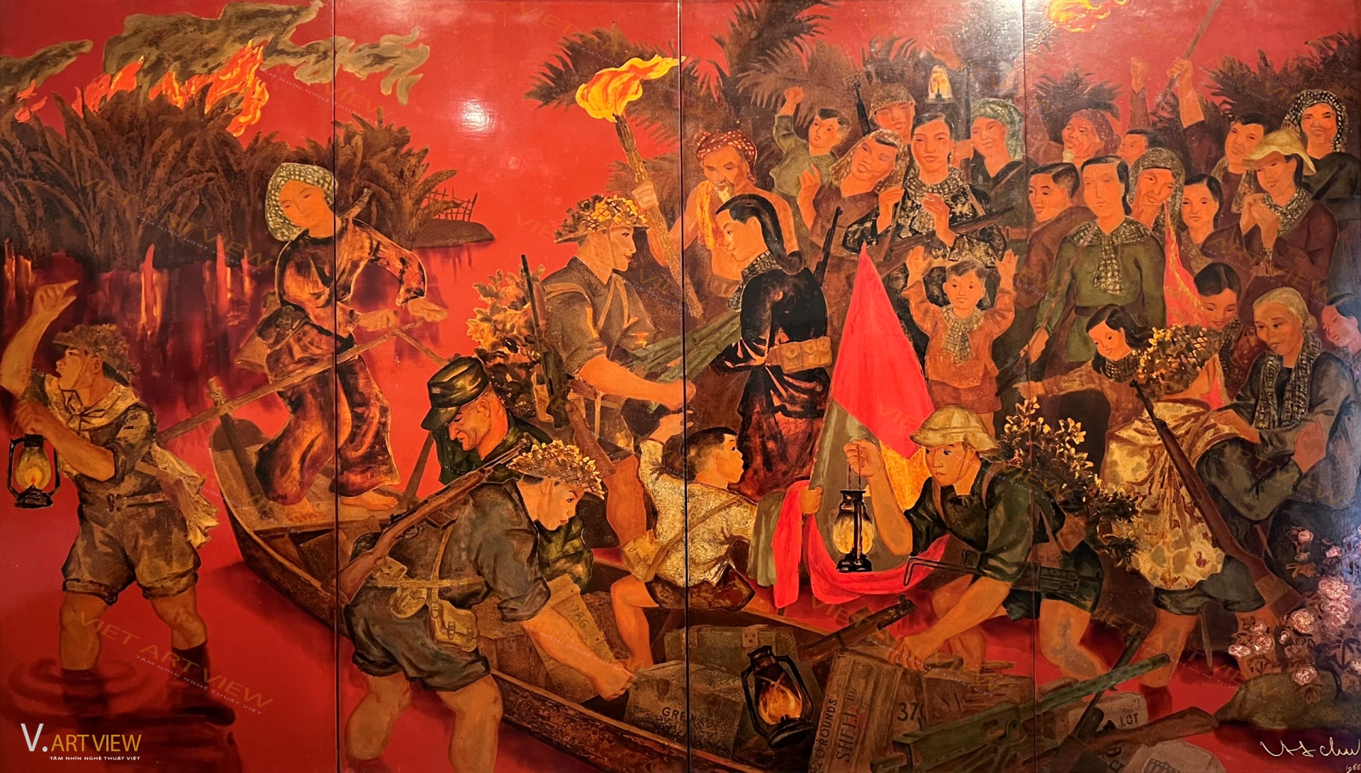 EXHIBITION ‘MILITARY AND PEOPLE’ ON THE 78th CELEBRATION OF VIETNAM ...
