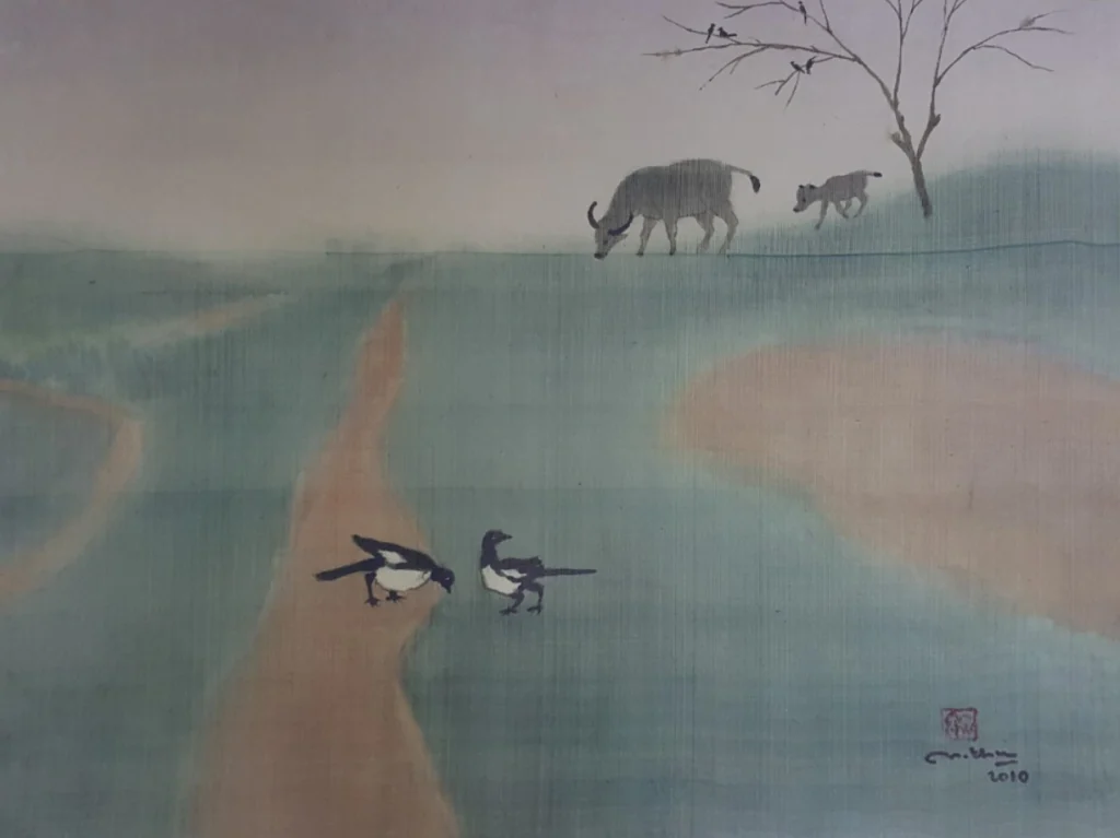 Vài tản mạn về hội họa lụa của Nguyễn Thụ (12/12/1930 – 24/6/2023)