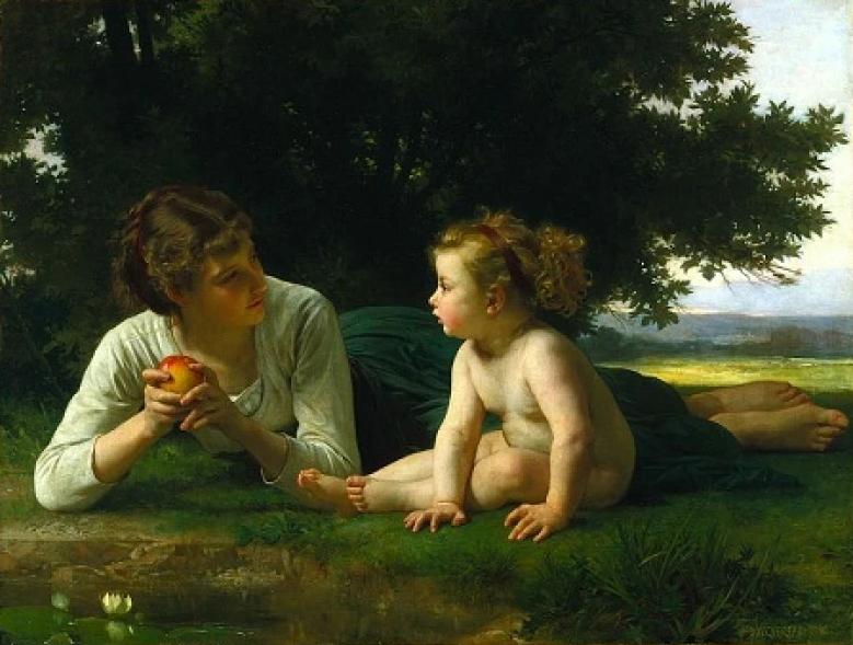 THE LOVE OF MOTHER AND CHILD IN PAINTINGS BY FAMOUS ARTISTS