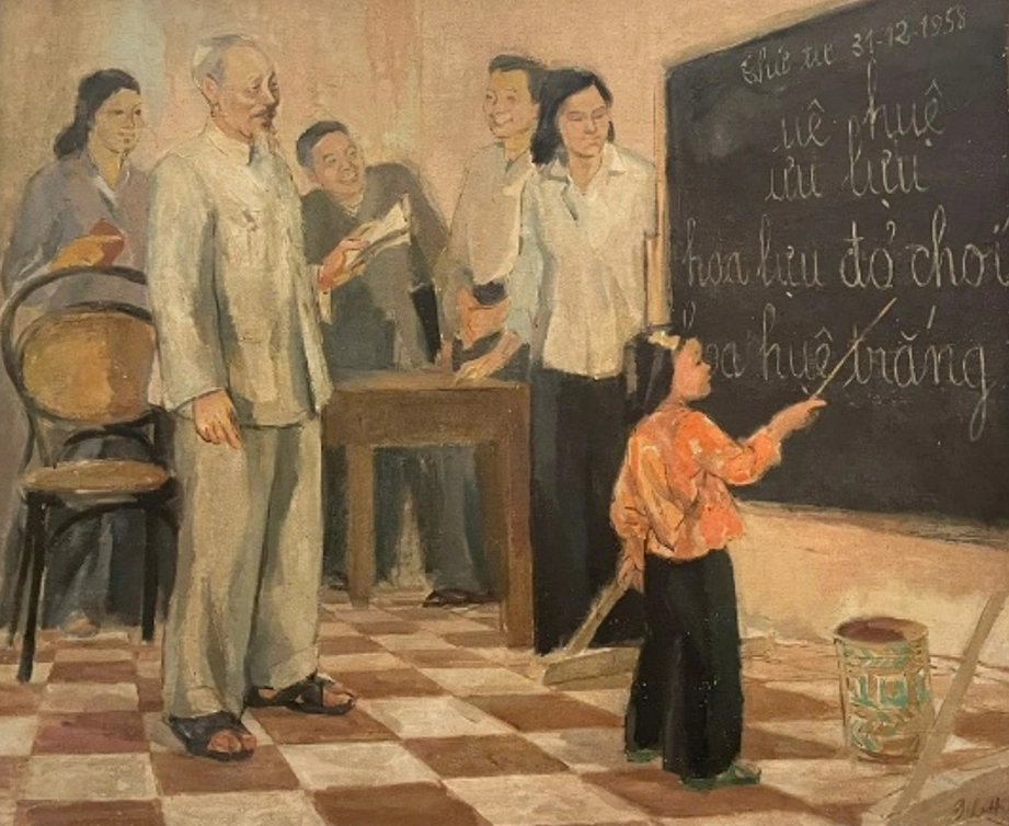 “Hồ Chí Minh trong nghệ thuật tạo hình”: Hành trình tri ân bằng cảm xúc thị giác