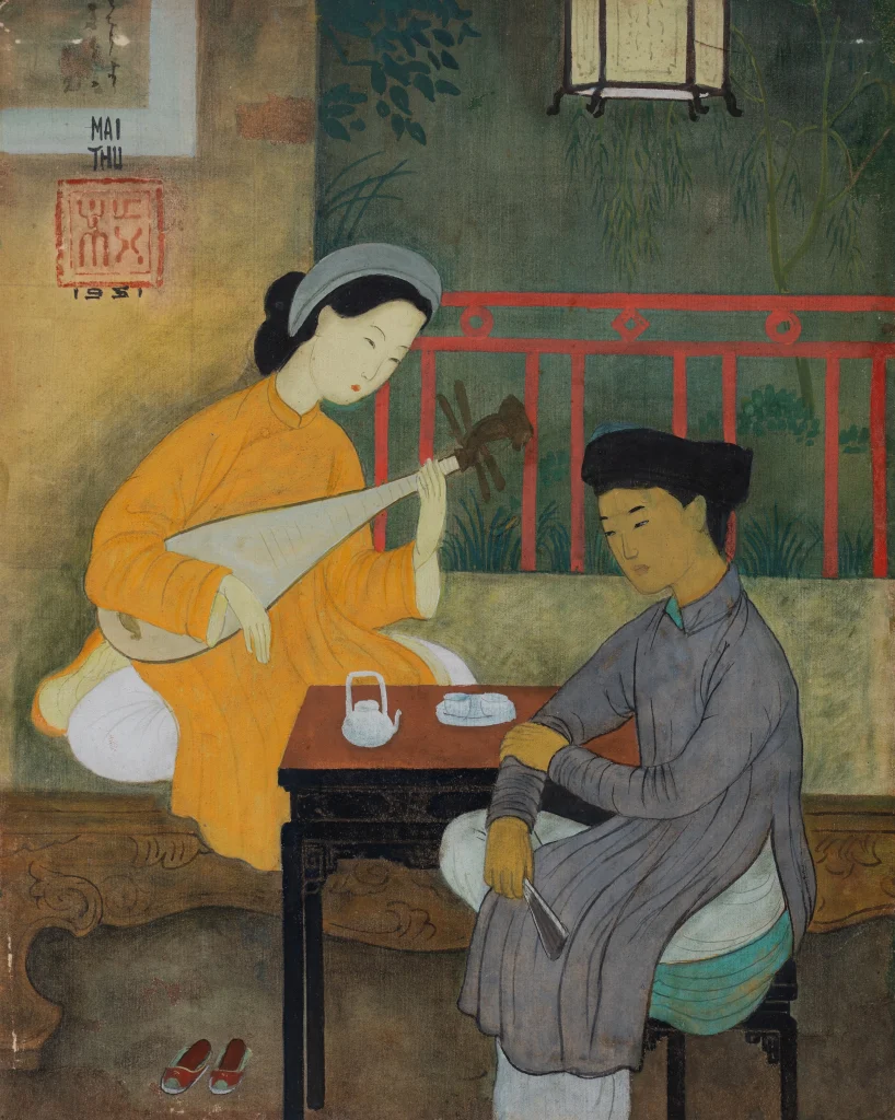 Sự dịu dàng trong tranh Mai Trung Thứ