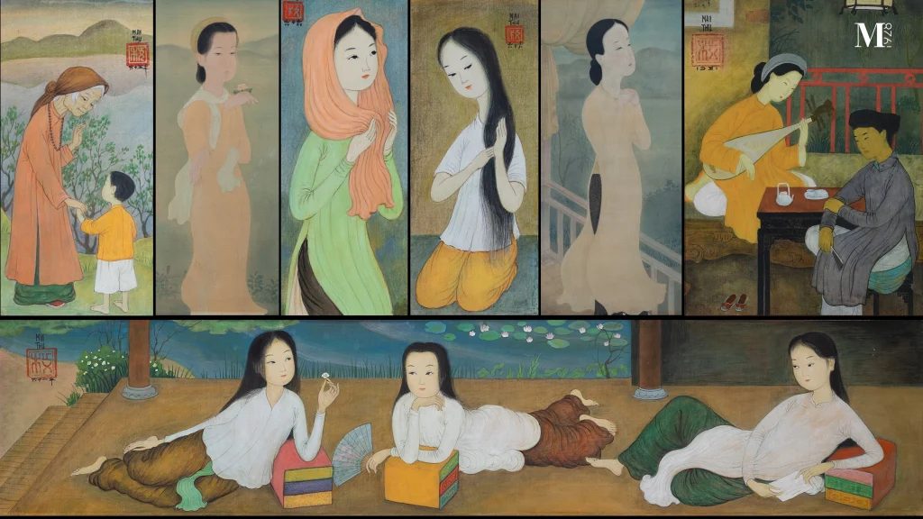 Sự dịu dàng trong tranh Mai Trung Thứ