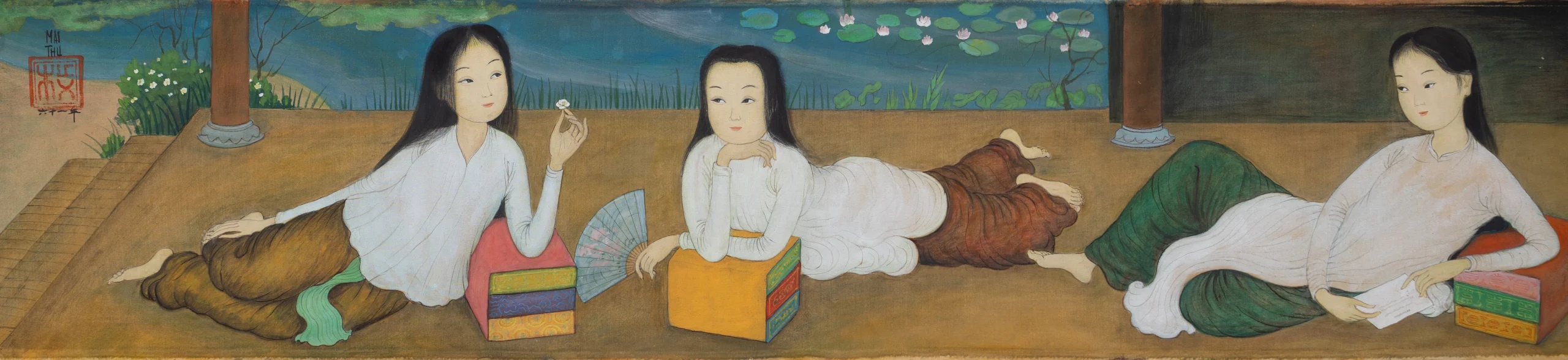 Sự dịu dàng trong tranh Mai Trung Thứ