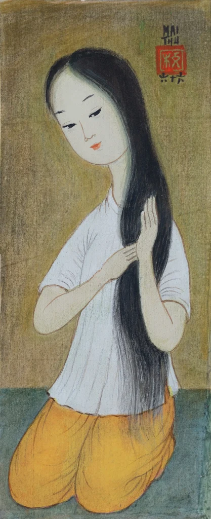 Sự dịu dàng trong tranh Mai Trung Thứ