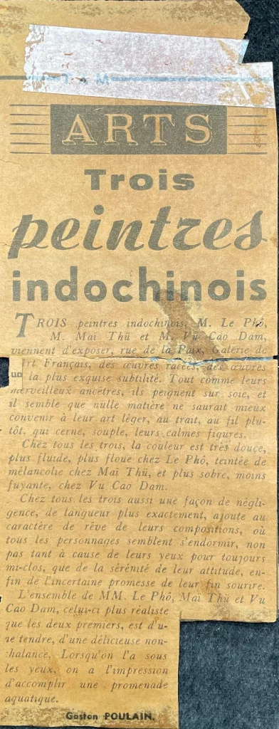 “Trẻ em chơi múa lân”, một tác phẩm tranh lụa quý hiếm của Mai Trung Thứ