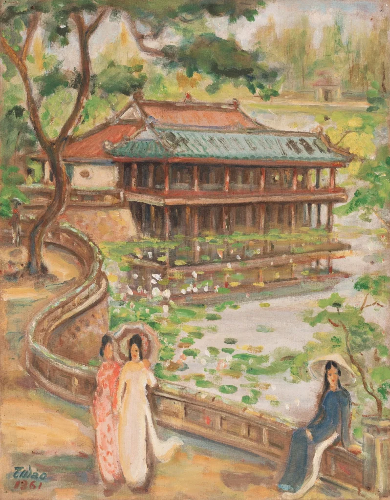 [Bài viết] Tình yêu thương với Huế trong tranh của họa sĩ Tôn Thất Đào